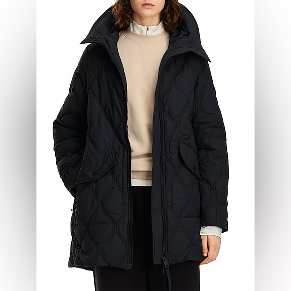 Black label Newest style Canada Goose  Alessia Quilted Hooded Jacket women XL - Picture 2 of 14